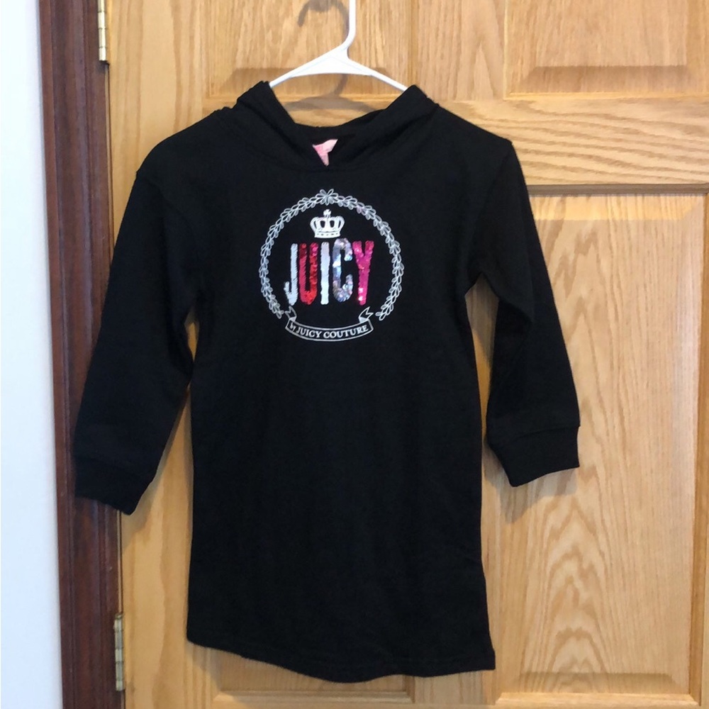 Juicy Couture sweatshirt dress girls xs (6/6x)